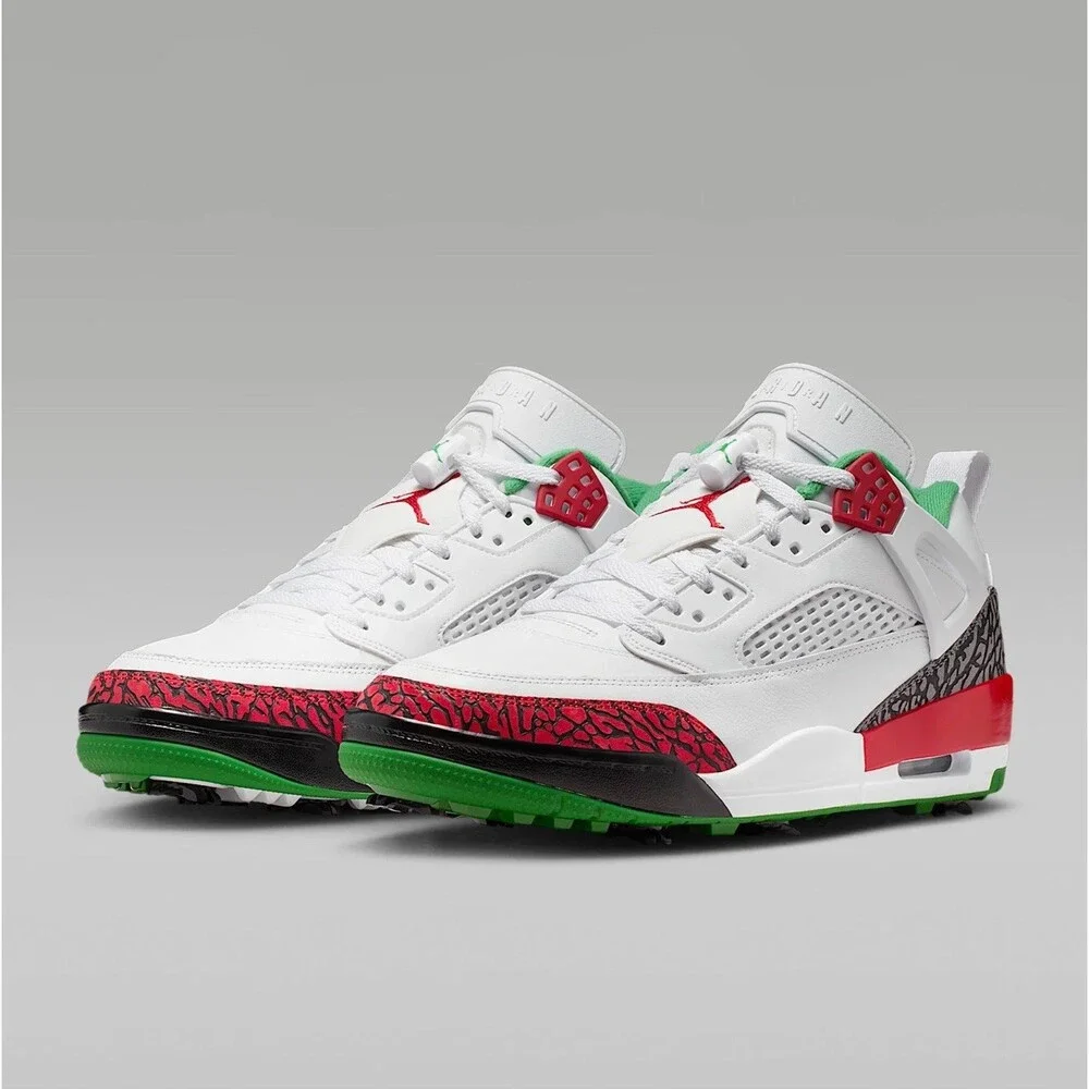 Nike Air Jordan Spizike G Golf White Classic Green Red Men’s Sz 9 HQ4365-100